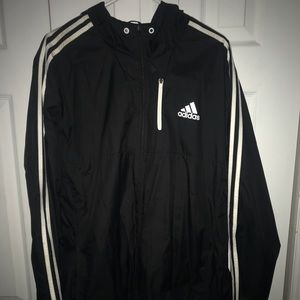 Essential Adidas track Jacket wind breaker size XL